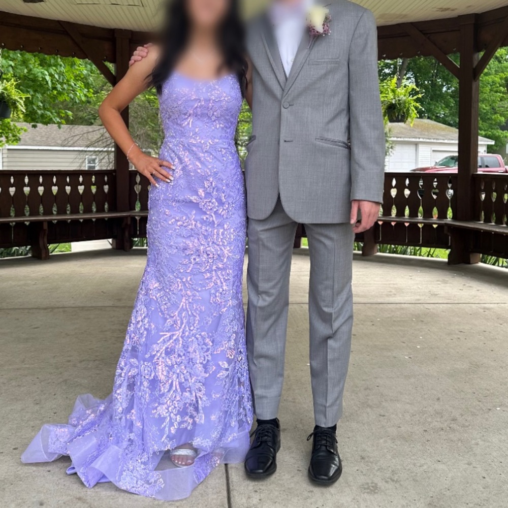 lilac sherri hill prom dress
